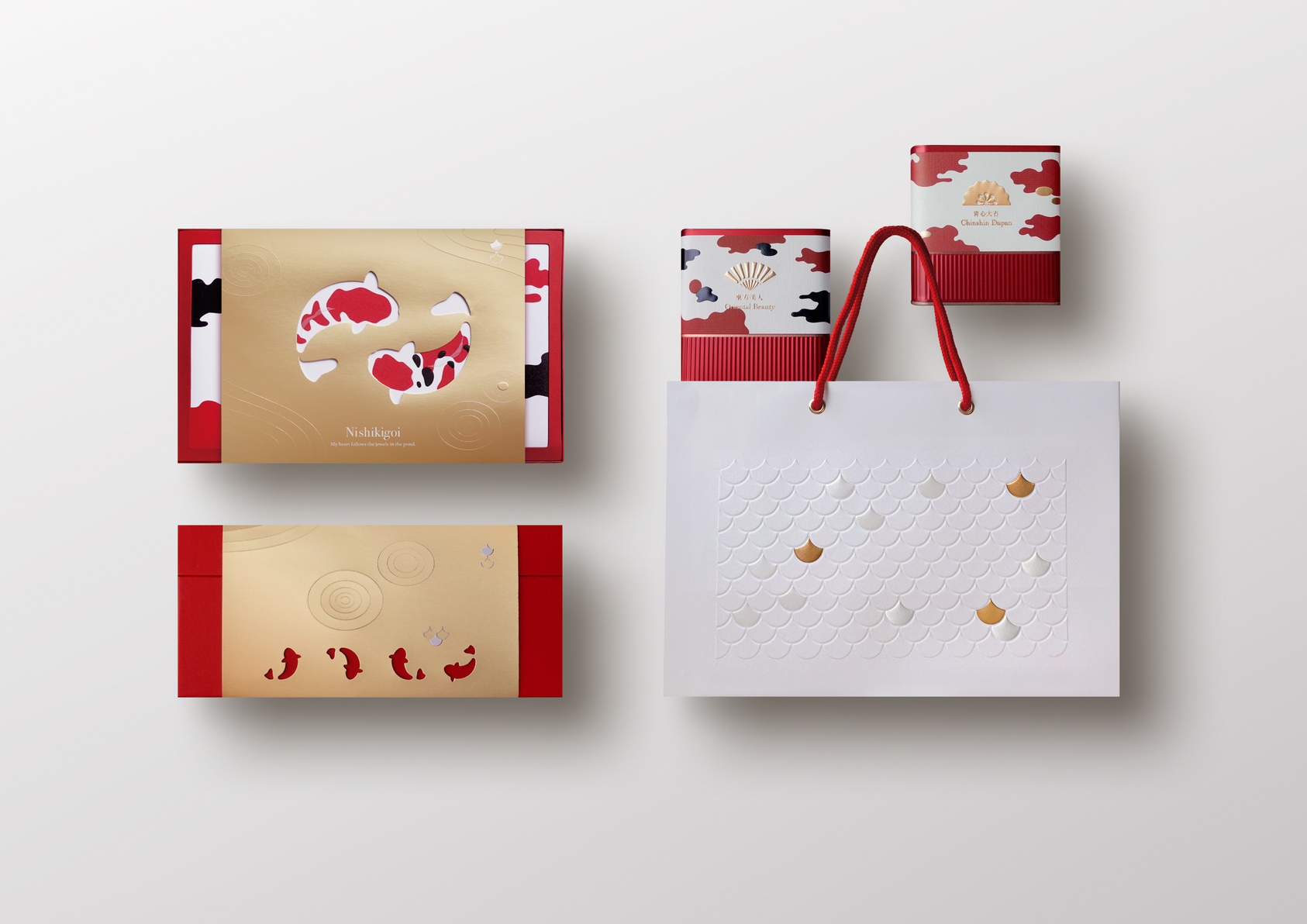 Koi Fish Romance｜Tea Gift Box-1