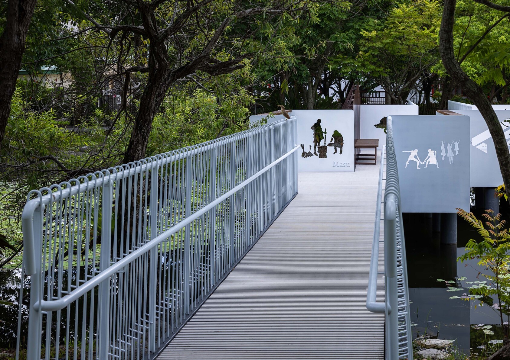 Hualien Agricultural Vocational School Ecological Observation Wooden Boardwalk-8