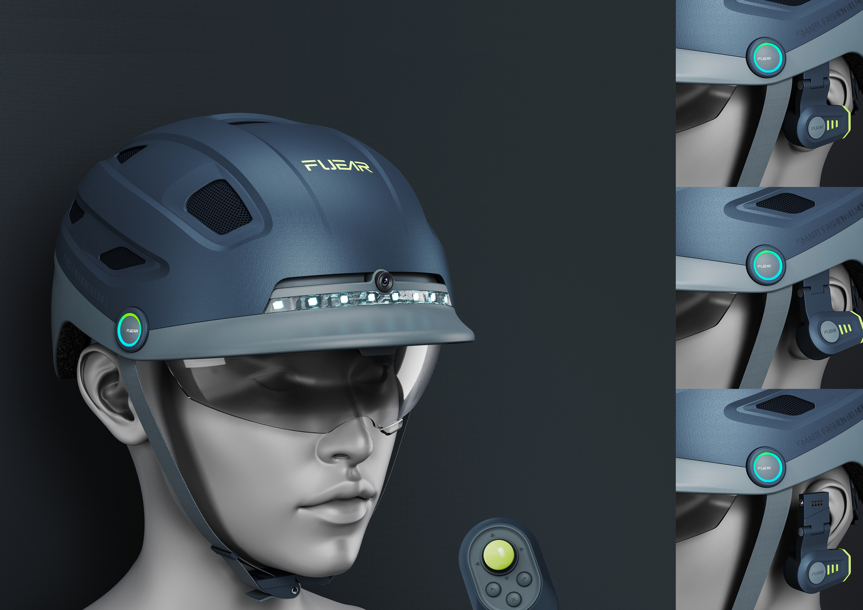 智能騎行頭盔-2