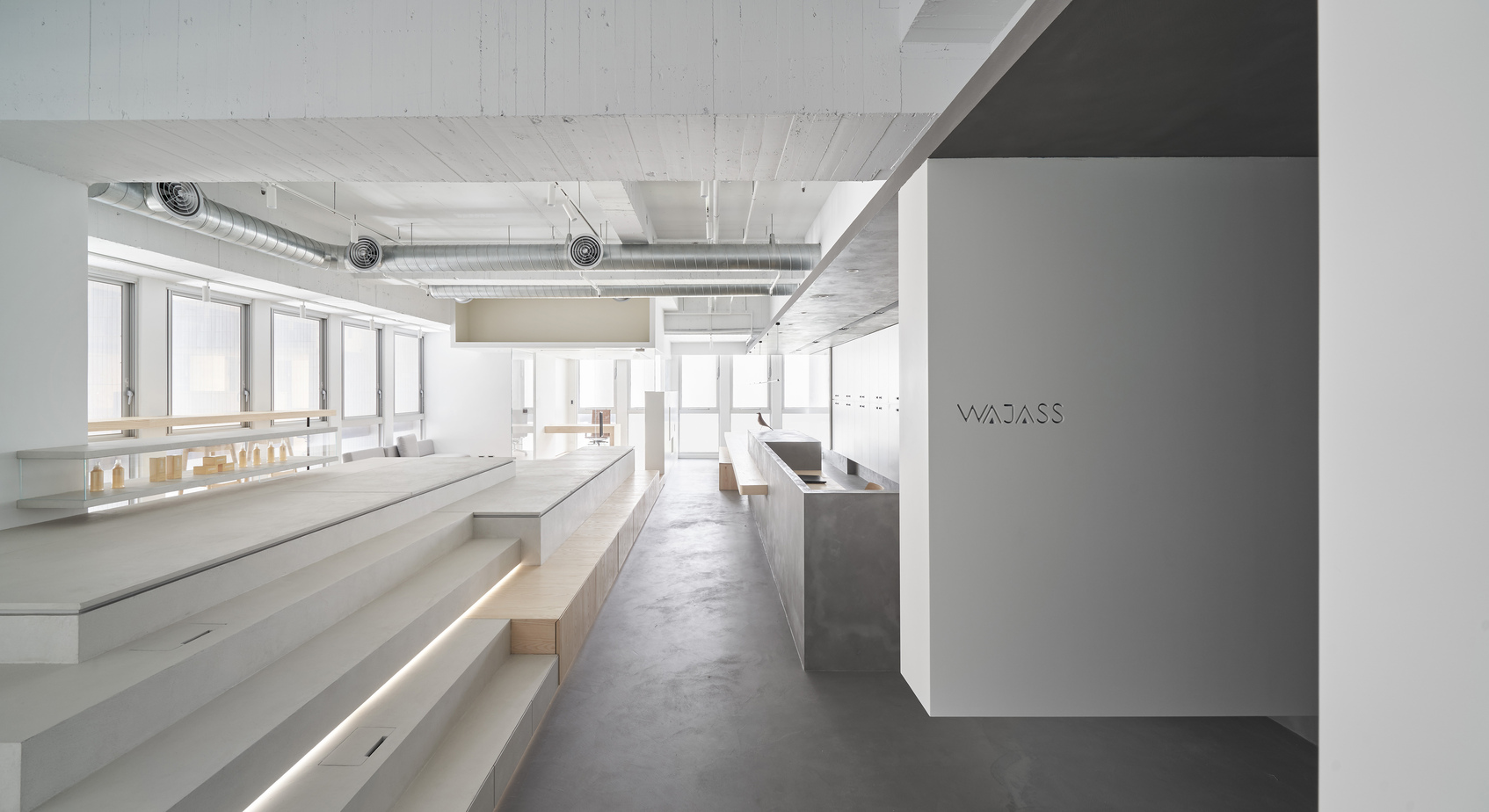 WAJASS Taichung Office – Working on the Indoor Hill-1