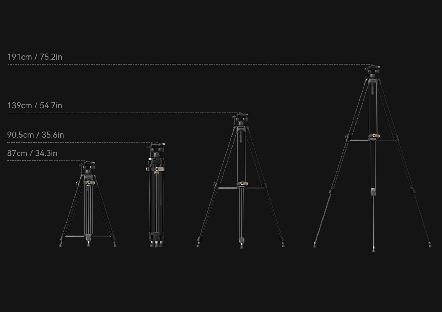 SmallRig FreeBlazer Heavy-Duty Aluminum Alloy Tripod Kit-3