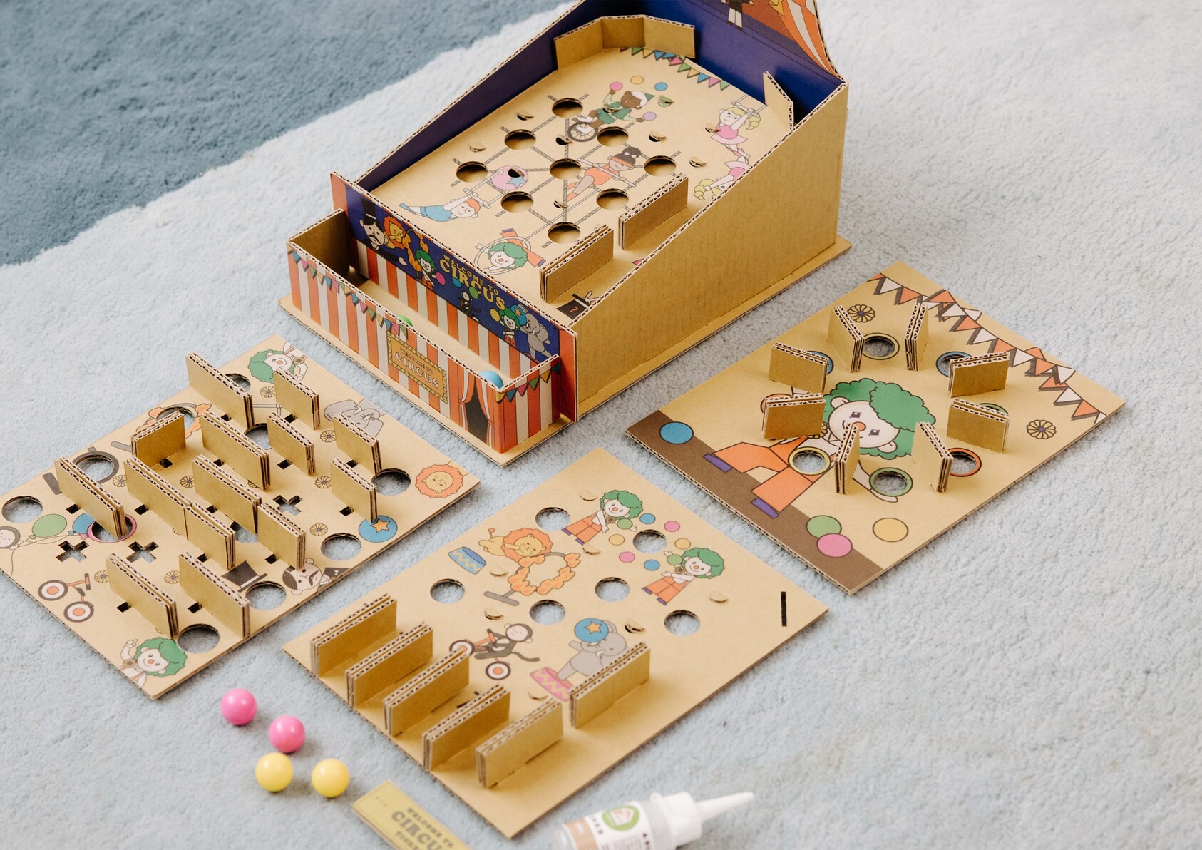 Cardboard Pinball Toy-3