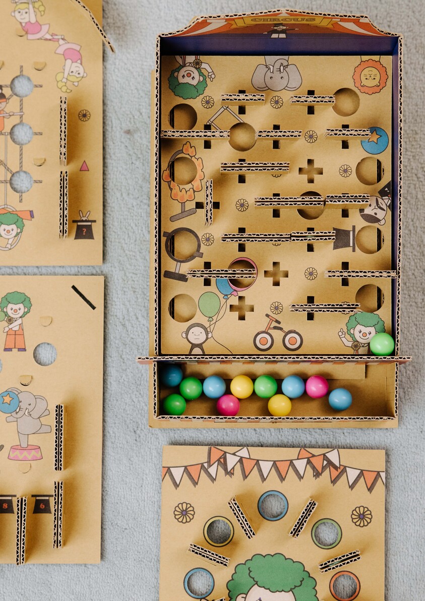 Cardboard Pinball Toy-5