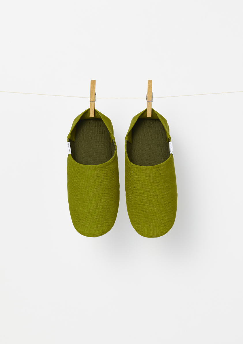 ABE HOME SHOES / Canvas Babouche-3