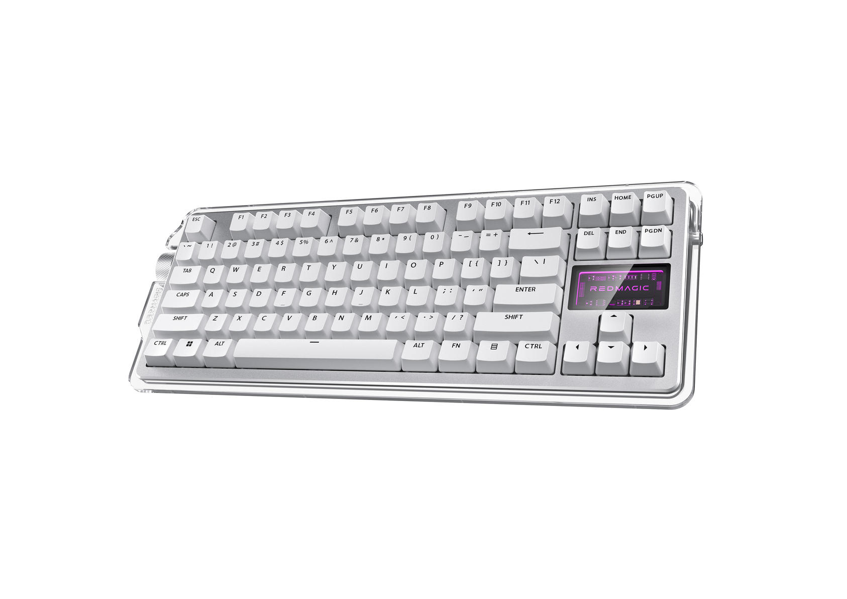 Transparent RGB three-mode gaming keyboard-2