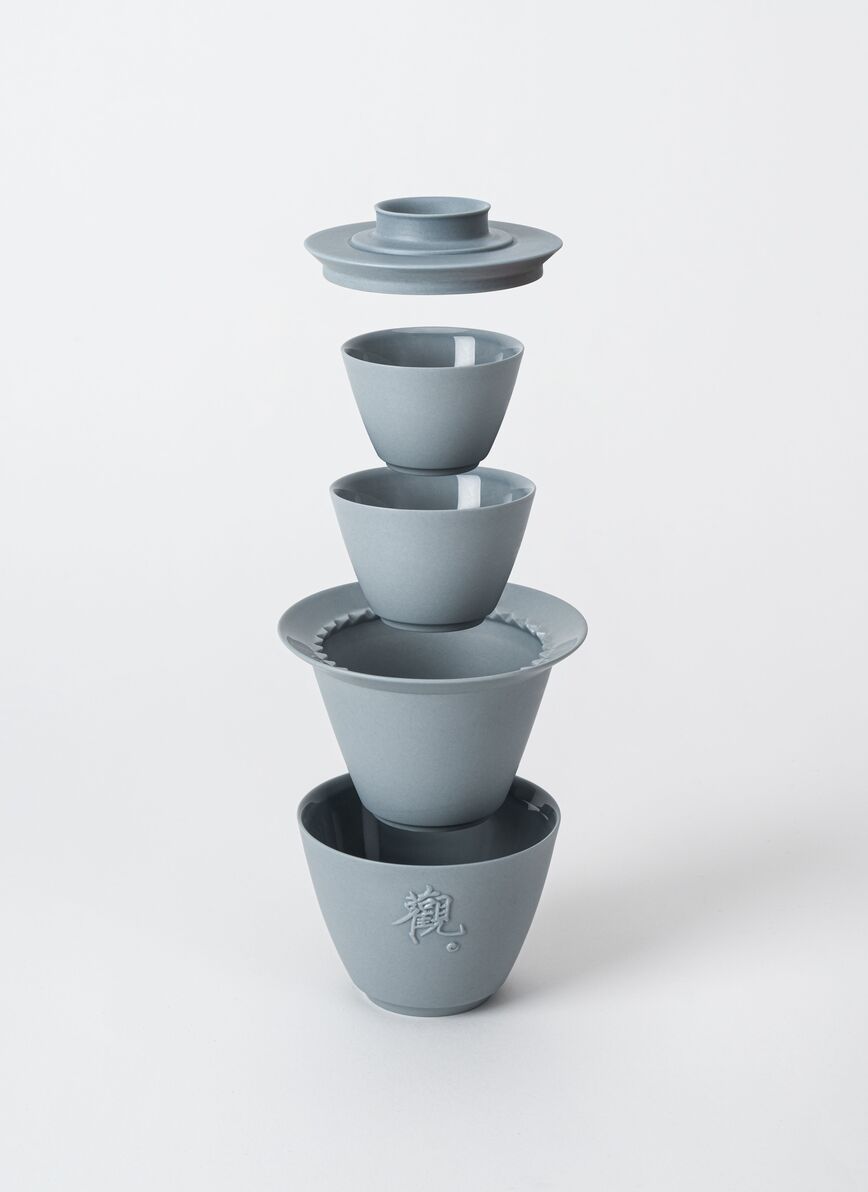 “Viewing the Boundless Ocean” Travel Tea Set-1