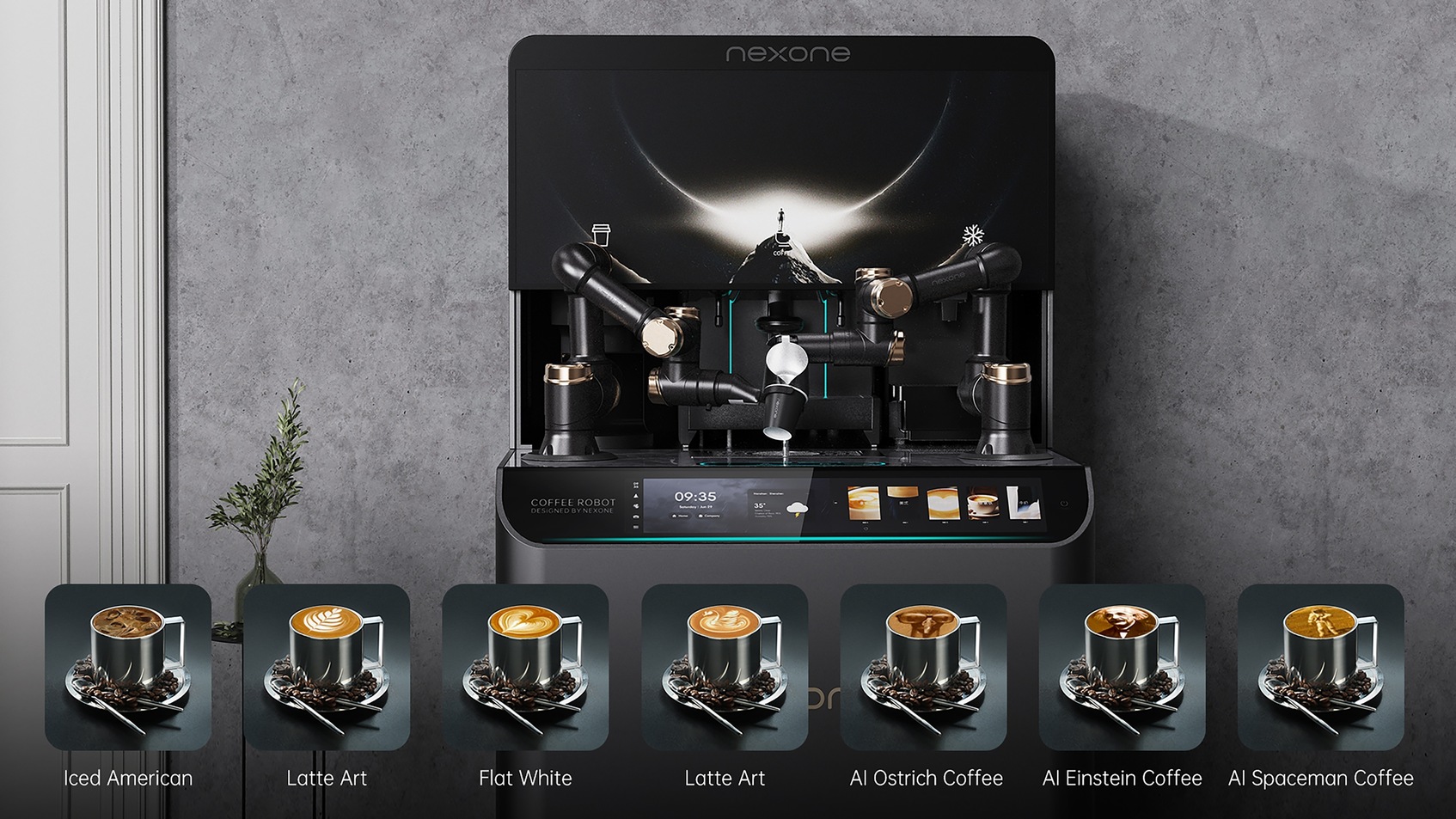 nexone AI Latte Coffee Robot-2