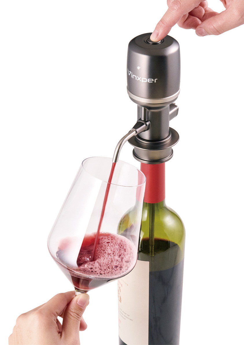 Vinxper Expert - The World's 4th Generation Adjustable Electric Wine Aerator -2