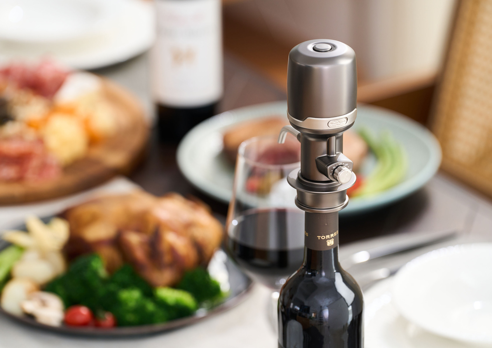 Vinxper Expert - The World's 4th Generation Adjustable Electric Wine Aerator -4