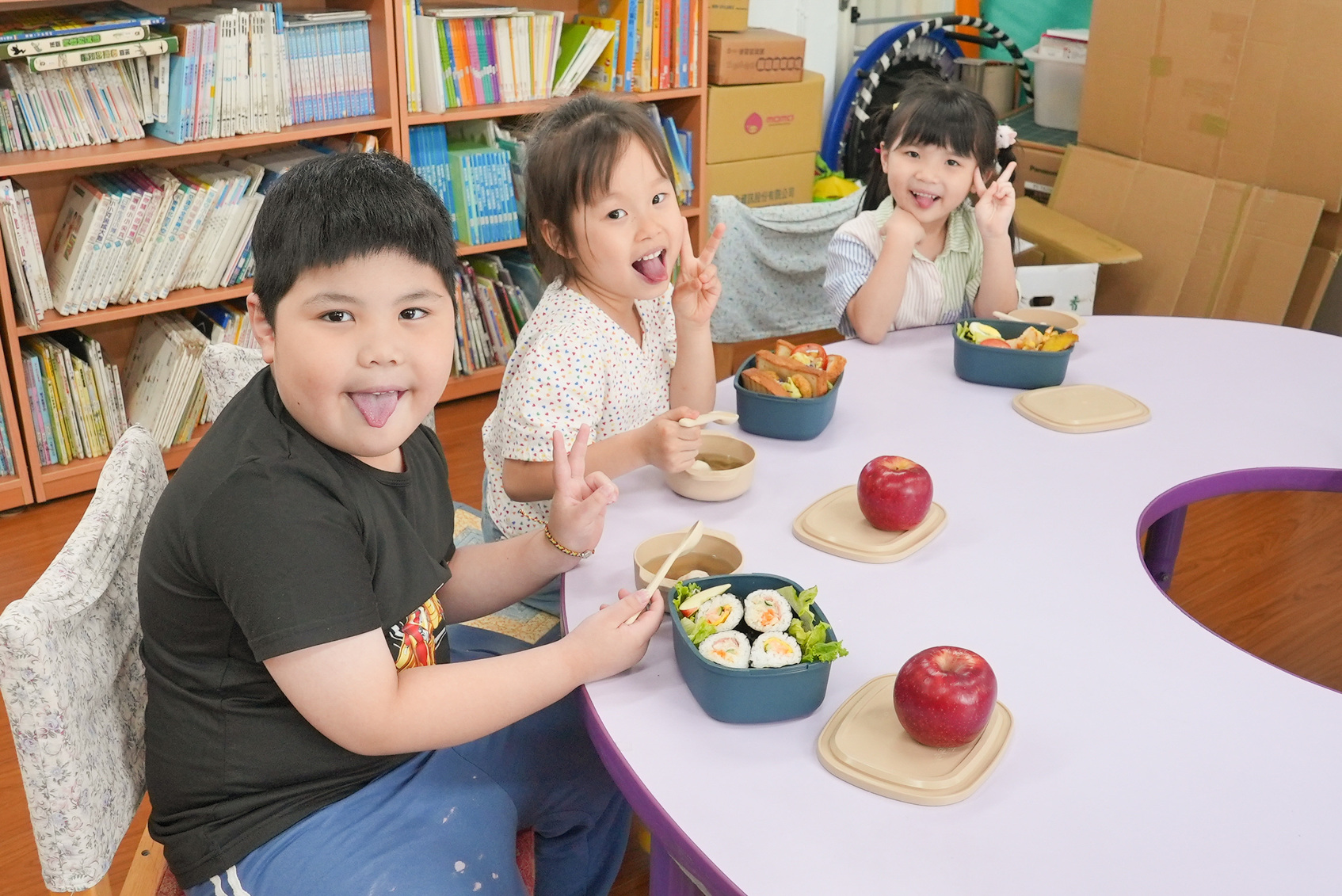 Nature bamboo fiber lunch set-5